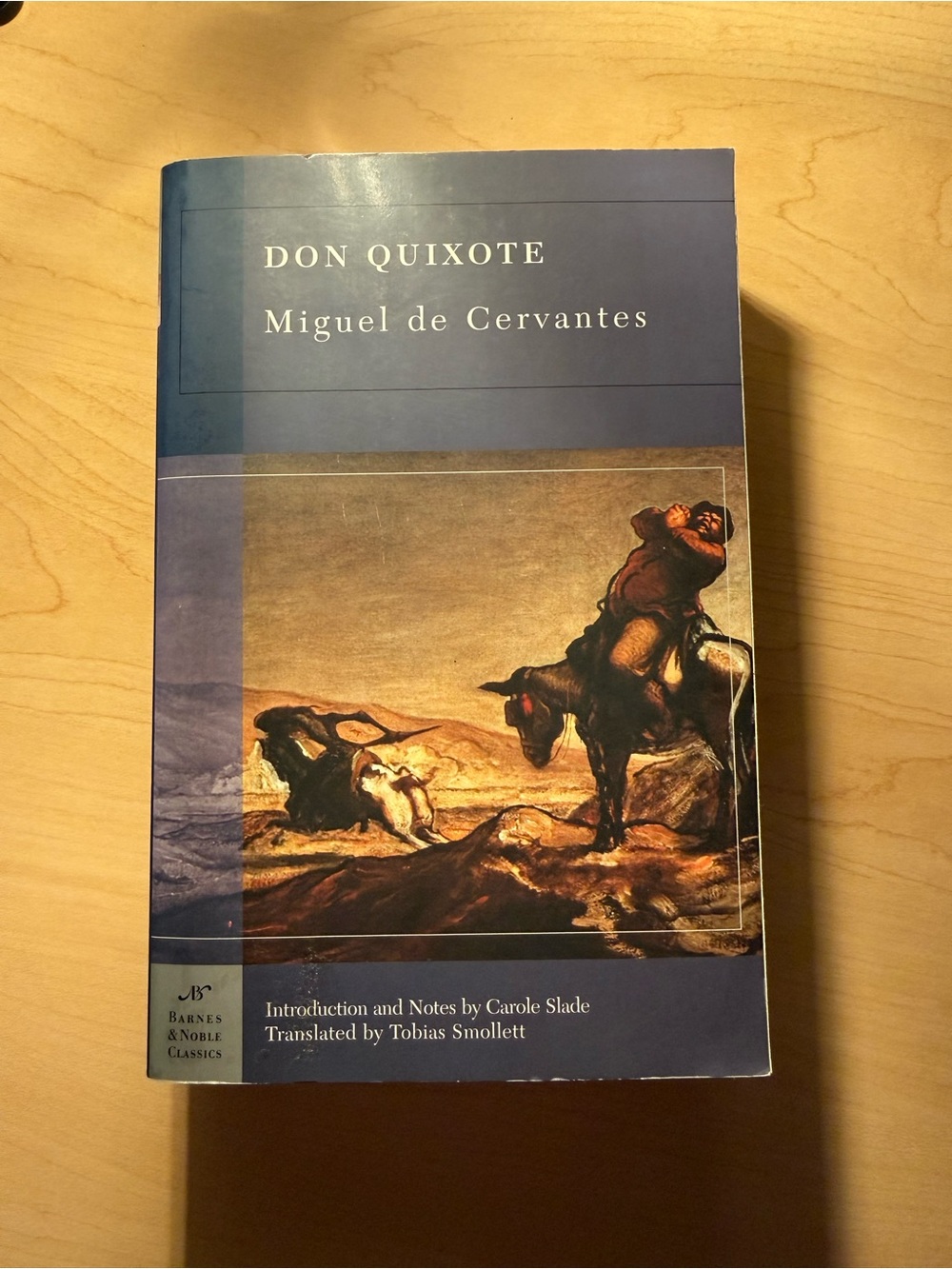 Barnes & Noble Don Quixote - Navy and Brown Illustrated Cover